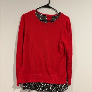 Alyx One Piece Silk Shirt/Sweater with Polka Dot Detail